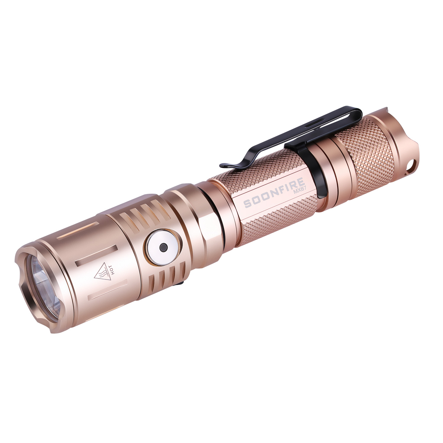 Soonfire MX Series Tactical Flashlight (Gold)