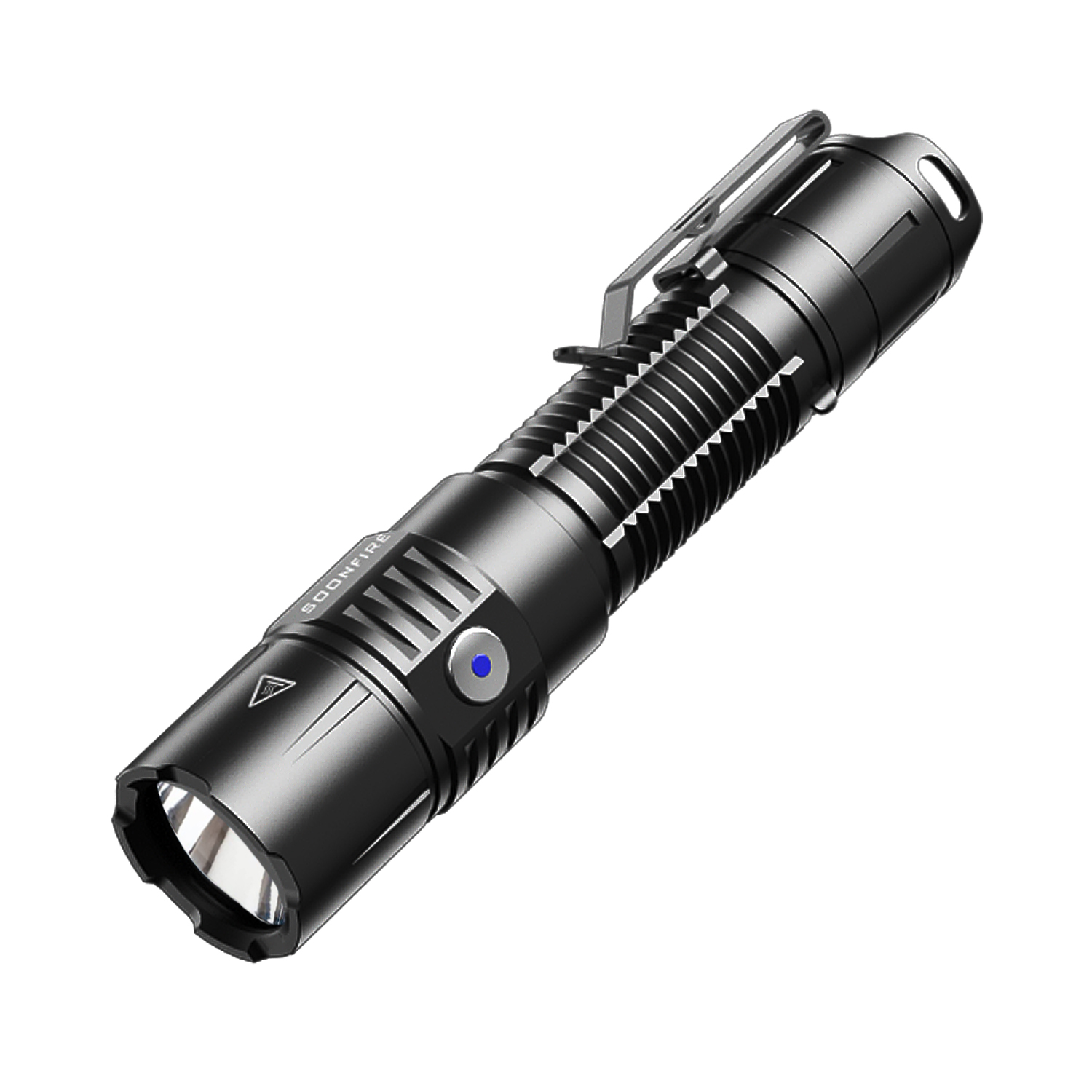 SOONFIRE MX75 Ultra Bright Tactical Flashlight with Battery